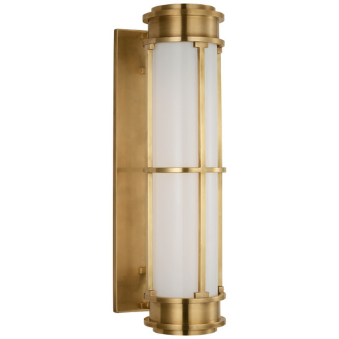 Gracie LED Wall Sconce in Antique-Burnished Brass (268|CHD 2489AB-WG)