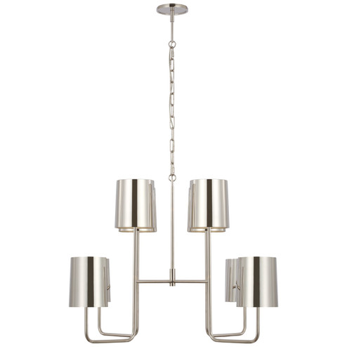 Go Lightly LED Chandelier in Polished Nickel (268|BBL 5083PN-PN)