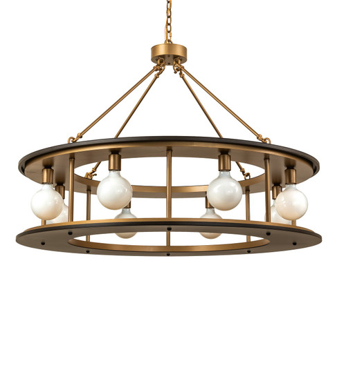 Reginald LED Pendant in Weathered Brass (57|263461)