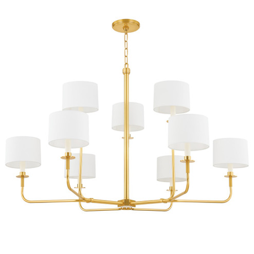 Paramus One Light Chandelier in Aged Brass (70|9148-AGB)
