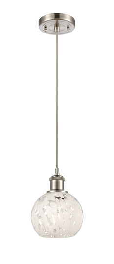 Ballston LED Mini Pendant in Brushed Satin Nickel (405|516-1P-SN-G1216-6WM)