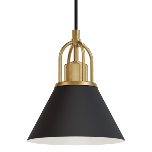 Carrington Isle One Light Pendant in Matte Black (47|13164)