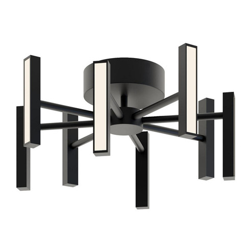 Indra LED Semi-Flush Mount in Black (162|IDRC16LAJUDBK)