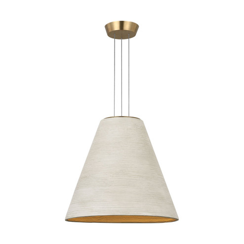 Karam LED Pendant in Natural Brass (182|SLPD12627CRNB)