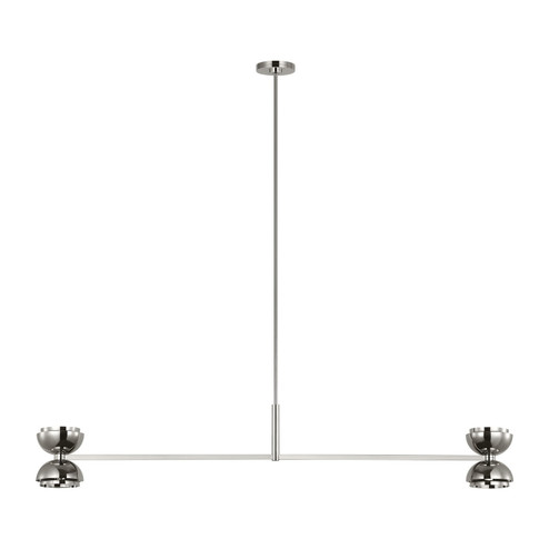 Shanti LED Linear Chandelier in Polished Nickel (182|SLLS31927N)