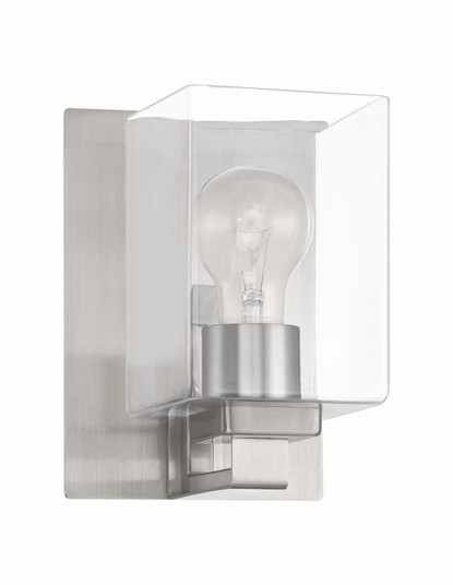McClane One Light Wall Sconce in Brushed Polished Nickel (46|18506BNK1)