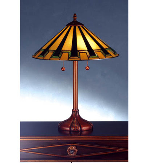 Steppe 24'' Table Lamp in Antique Copper,Black Metal (57|72639)