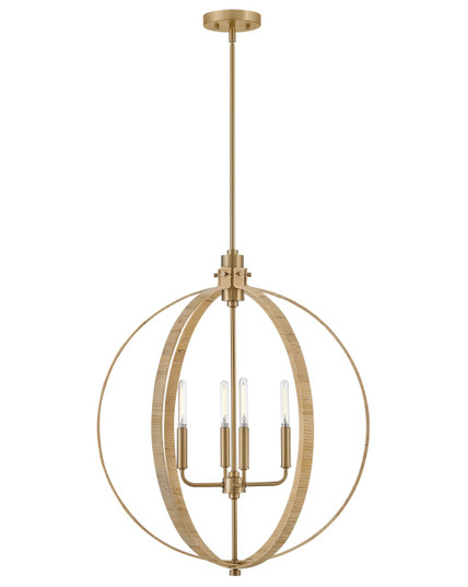 Fallon LED Chandelier in Lacquered Brass (531|83554LCB-BAM)