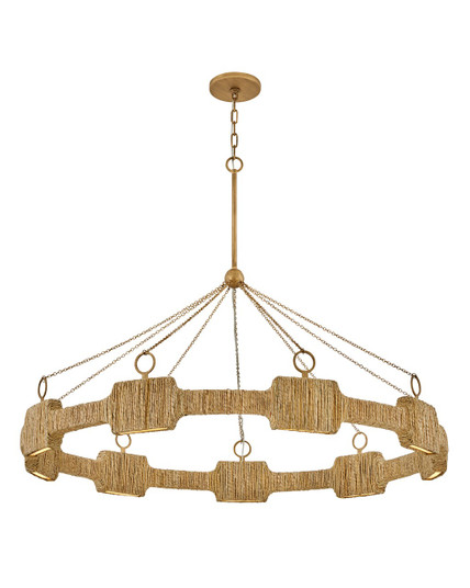 Raffi LED Chandelier in Burnished Gold (13|34108BNG)