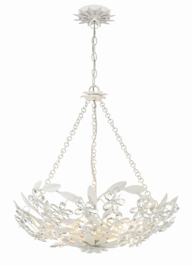 Marselle Six Light Chandelier in Matte White (60|MSL-306-MT)