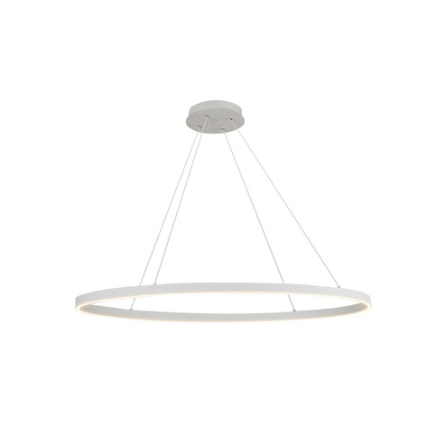 Ovale LED Linear Pendant in White (347|LP79140-WH)