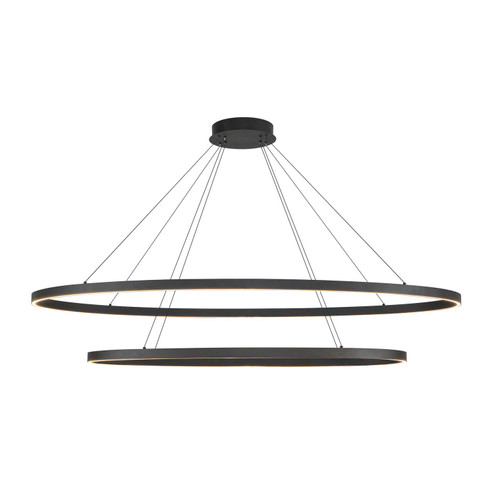 Ovale LED Chandelier in Black (347|CH79253-BK)