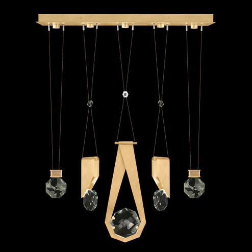 Aria LED Linear Pendant in Gold (48|100006-5-11244)