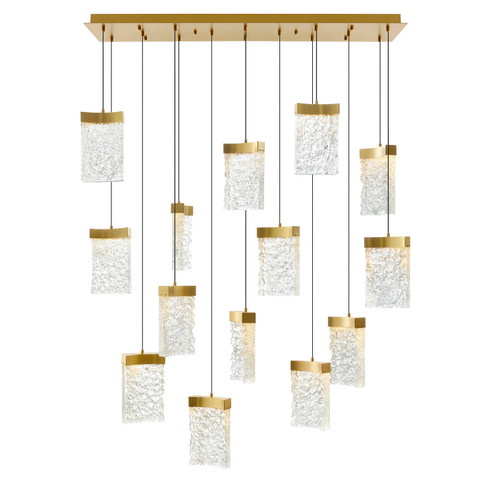 Lava LED Chandelier in Brass (401|1587P48-14-624-RC)