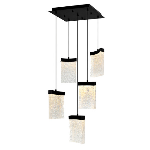 Lava LED Mini Pendant in Black (401|1587P12-5-101)