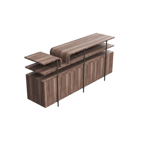 Cascade Buffet Table in American Walnut (486|F1030.18)