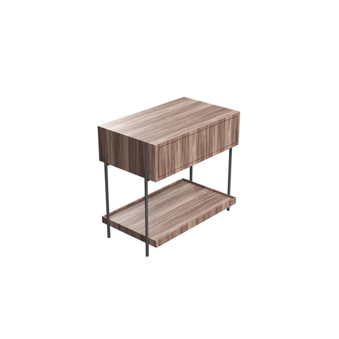 Clean Bedside Table in American Walnut (486|F1027.18)