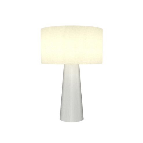 Conical One Light Table Lamp in Organic White (486|7026.47)