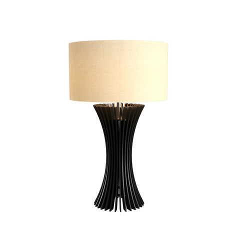 Stecche di Legno One Light Table Lamp in Organic Black (486|7013.46)