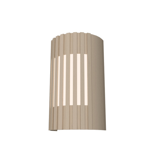 Slatted LED Wall Lamp in Organic Cappuccino (486|420LED.48)