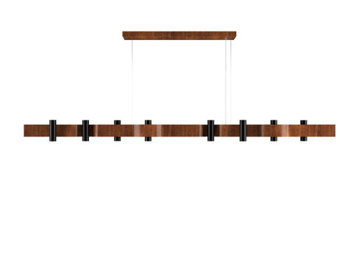 Flow 16 Light Pendant in Imbuia (486|1502.06)