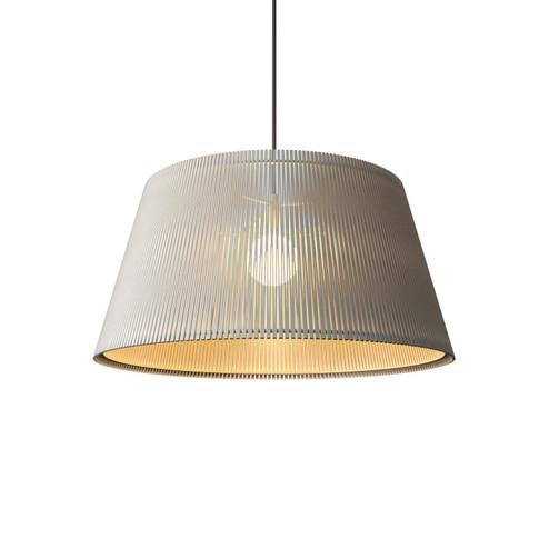 Living Hinges One Light Pendant in Organic White (486|1487.47)