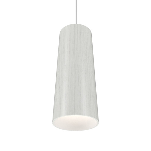 Conical One Light Pendant in Organic White (486|116.47)