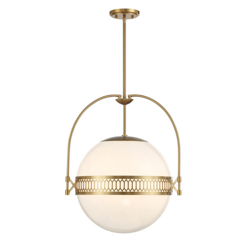 Thornhill Three Light Pendant in Warm Brass (51|7-6407-3-322)