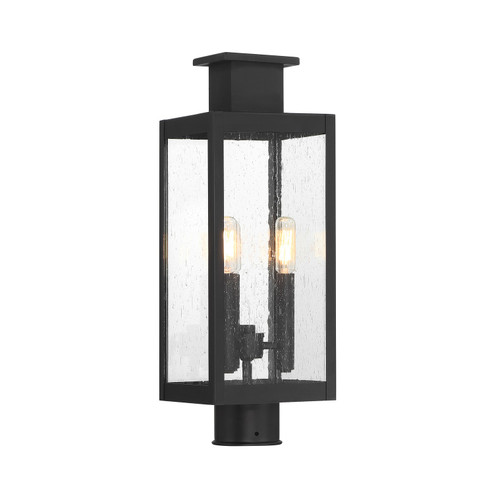 Ascott Three Light Outdoor Post Lantern in Matte Black (51|5-828-BK)