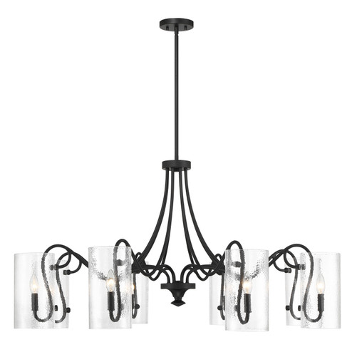 Calgary Eight Light Chandelier in Matte Black (51|1-4570-8-89)