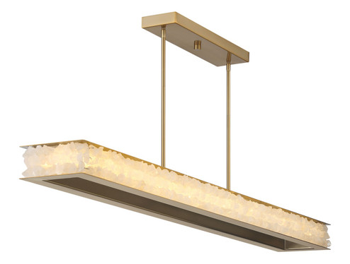 Divinely LED Island Pendant in Celeste Brass (7|3889-776-L)