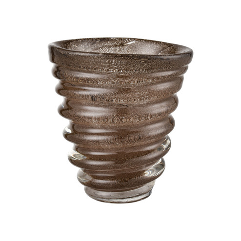 Metcalf Vase in Bubbled Brown (45|S0047-11324)