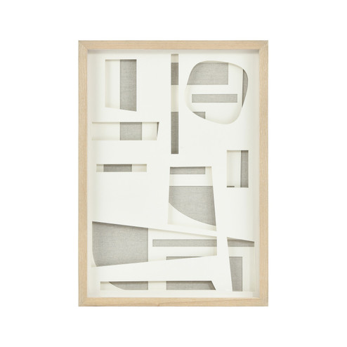 Paper Shadowbox Wall Art in Neutral (45|H0036-11940)