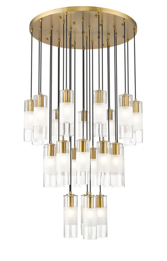 Alton 27 Light Chandelier in Modern Gold (224|824P-27R-MGLD)