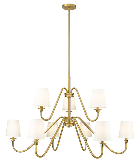 Gianna Nine Light Chandelier in Modern Gold (224|7509-9-46MGLD)