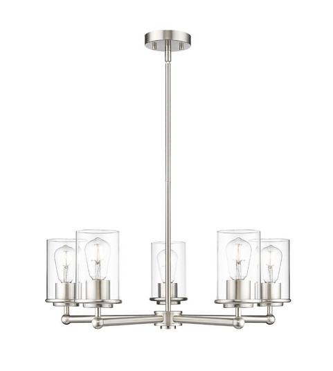 Thayer Five Light Chandelier in Brushed Nickel (224|742-5BN)