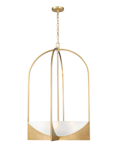 Devon Six Light Chandelier in Modern Gold (224|1947-38MGLD)