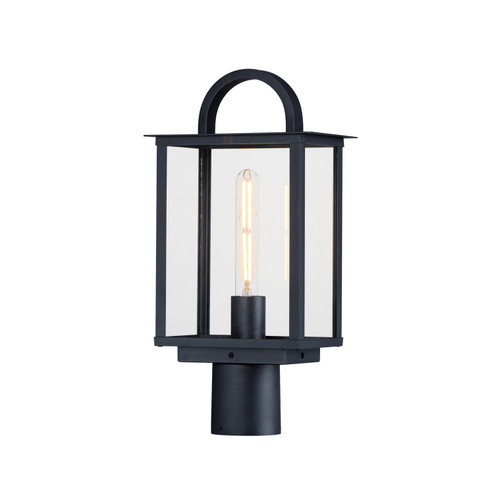 Manchester One Light Deck/Post Lantern in Black (16|30759CLBK)