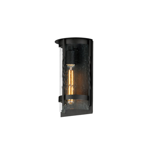 Foundry One Light Outdoor Wall Sconce in Black (16|30191CDBK)