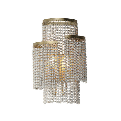 Fontaine Two Light Wall Sconce in Golden Silver (16|22460WWDGS)
