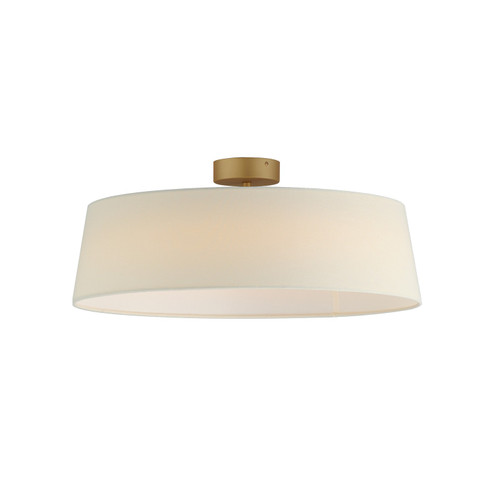 Paramount LED Flush Mount in Natural Aged Brass (16|10332OFNAB)