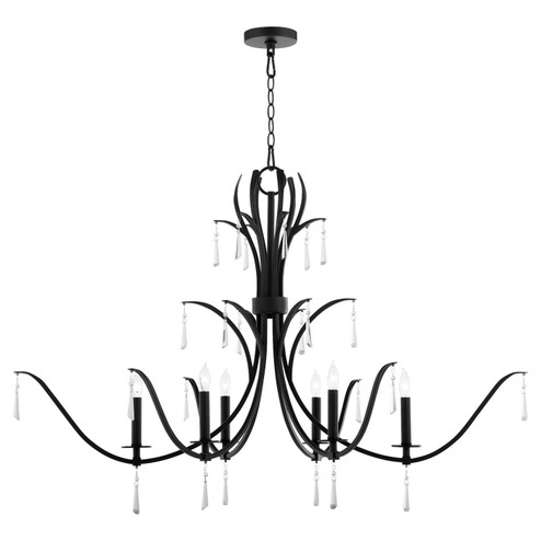 Majesty Six Light Chandelier in Matte Black (19|620-6-59)