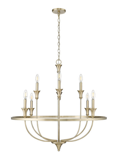 Emery Eight Light Chandelier in Modern Gold (59|28108-MG)