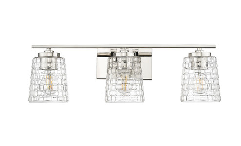 Saben Three Light Vanity in Polished Nickel (59|22103-PN)