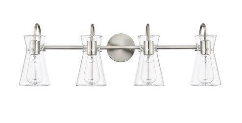 Camellia Four Light Vanity in Brushed Nickel (59|21004-BN)