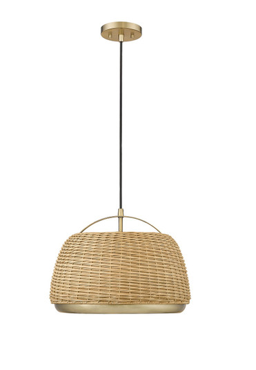 One Light Pendant in Vintage Brass (59|13201-VB)