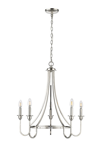 Artemis Five Light Chandelier in Polished Nickel (59|12205-PN)