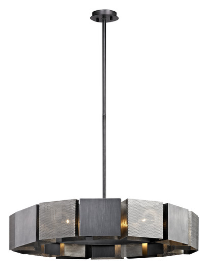 Impression 14 Light Chandelier in Graphite/Burnished Nickel (67|F6046-GRA/BN)