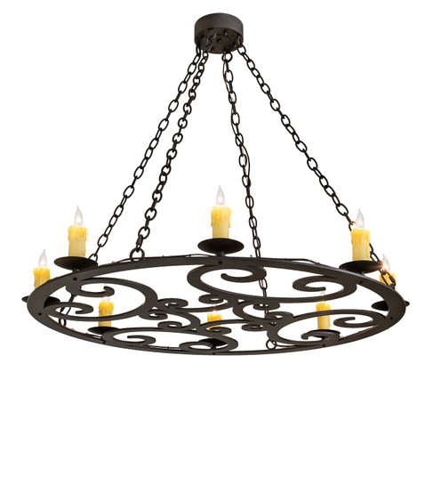 Ashley Eight Light Chandelier in Oil Rubbed Bronze (57|269747)