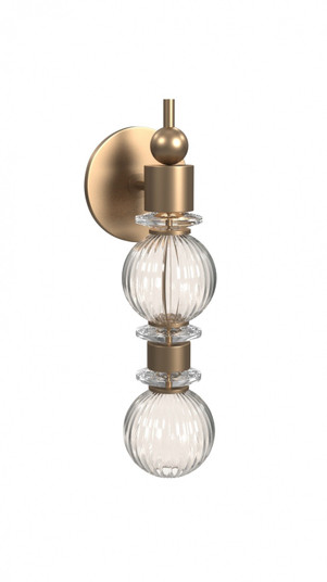 Avra LED Wall Sconce in Aged Brass (192|HF8902-AB)